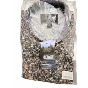 Madison Creek Outfitters Bisley Western Shirt Deer Print rustic western animal.